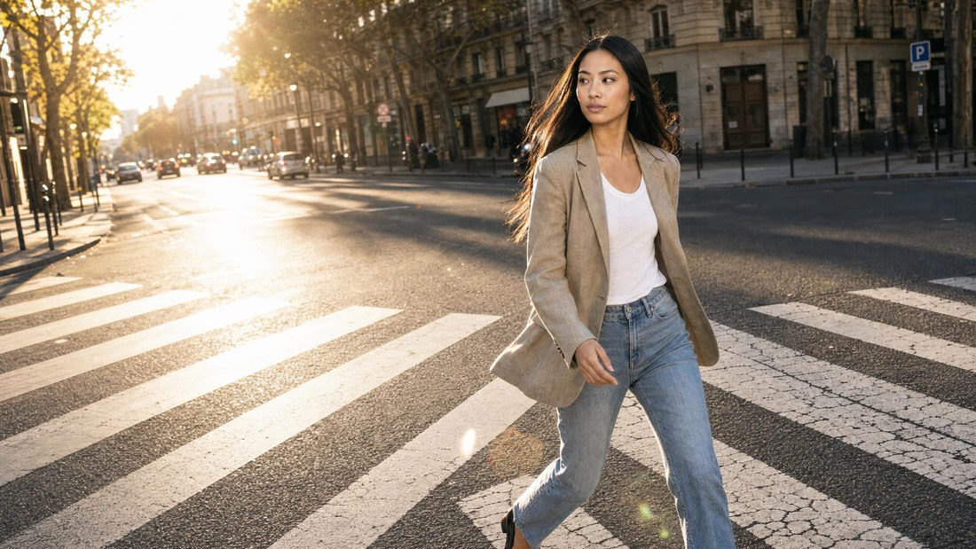 Licensed model editorial, generated from her kit